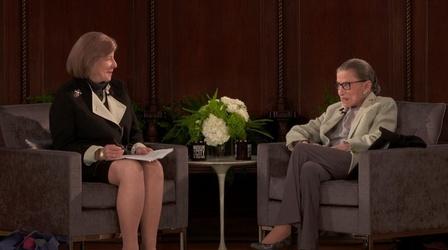 Video thumbnail: WLIW21 Specials Justice Ruth Bader Ginsburg In Conversation – Preview