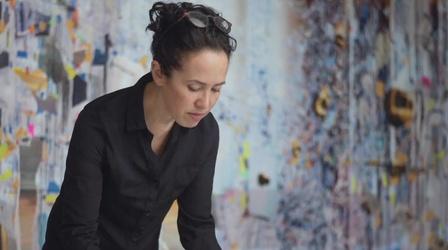 Video thumbnail: PBS NewsHour Artist uses architecture of Guggenheim in new installation