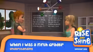 When I Was a 5th Grader Understanding