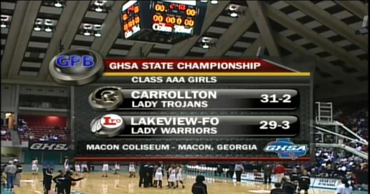 GPB Sports: Basketball | GHSA 3A Girls Final: Carrollton vs. Lakeview ...