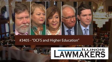 Video thumbnail: Illinois Lawmakers S34 E05: DCFS and Higher Education