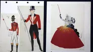 Appraisal: Erté Circus Costume Drawing, ca. 1930