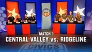 Match 1: Central Valley vs. Ridgeline