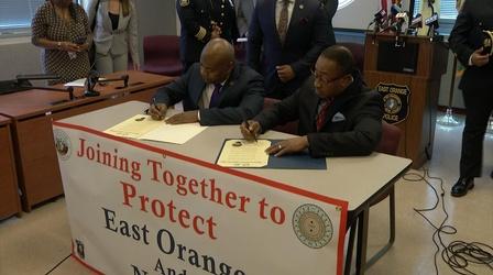Video thumbnail: NJTV News Newark, East Orange team up for border war on crime