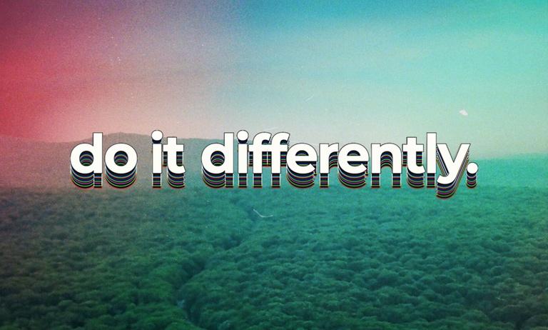 Do It Differently