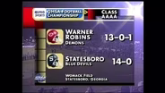 GHSA 4A Semifinal: Warner Robins vs. Statesboro