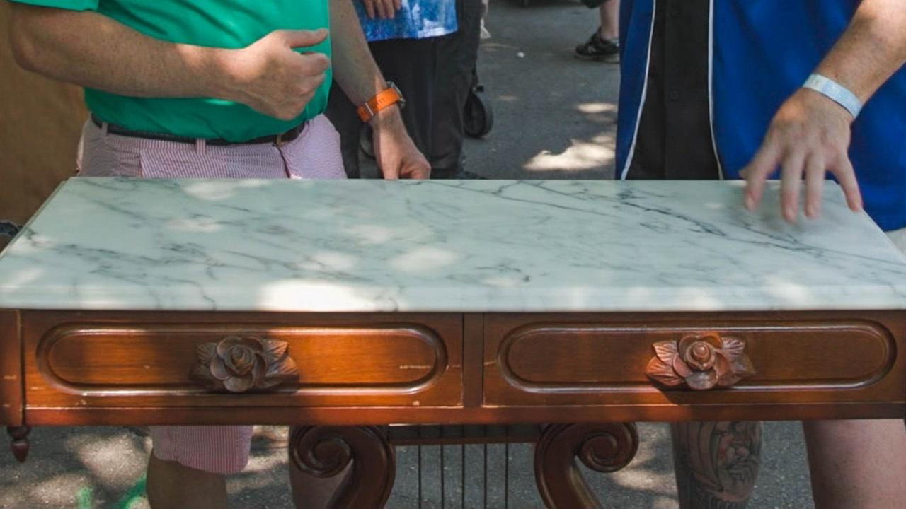 Antiques Roadshow | Appraisal: Liberace's American Marble-top Pier Table, ca. 1860