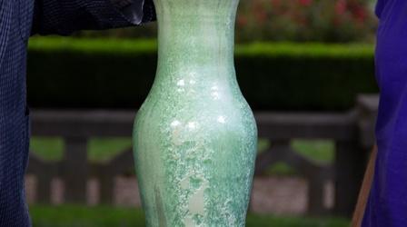 Appraisal: Walter Stephen Pisgah Forest Crystalline Vase
