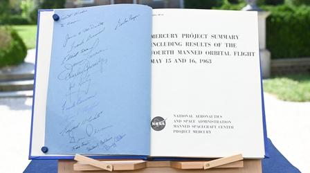 Appraisal: Astronaut-signed Mercury Project Book, ca. 1963
