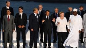 Video thumbnail: PBS NewsHour G-7 leaders push back against Trump at this year's summit