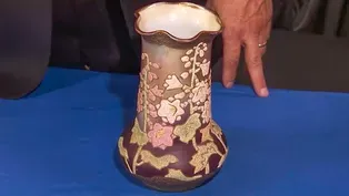 Appraisal: Early 20th C. Nippon Coralene Vase