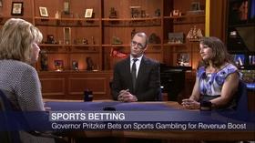 Video thumbnail: Chicago Tonight Pritzker Makes Push for Legal Sports Betting