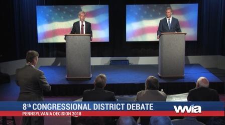Video thumbnail: WVIA Special Presentations 2018 Pennsylvania 8th Congressional District Debate