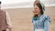 The Cast on Filming Beach Scenes