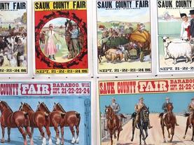 Appraisal: 1915 Sauk County Fair Posters