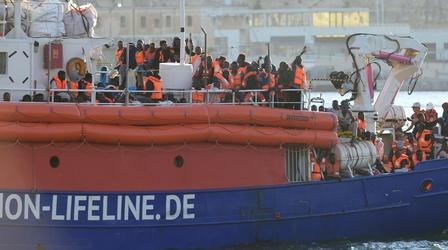 Video thumbnail: PBS NewsHour News Wrap: Malta accepts stranded migrant ship