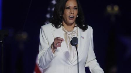 Video thumbnail: PBS NewsHour Vice President-elect Harris’ win brings many historic firsts