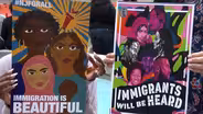 Immigrants rally to demand more rights and protections