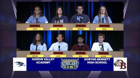 Video thumbnail: Scholars' Bowl Hardin Valley vs Dobyns-Bennett