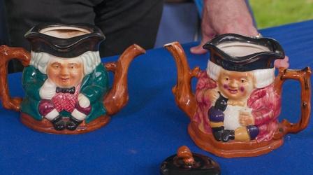 Video thumbnail: Antiques Roadshow Appraisal: 1925 Japanese & English Doulton-style Teapots