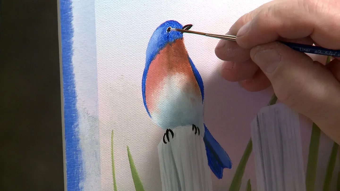 Wilson Bickford "Picket Fence Bluebird" Part 2