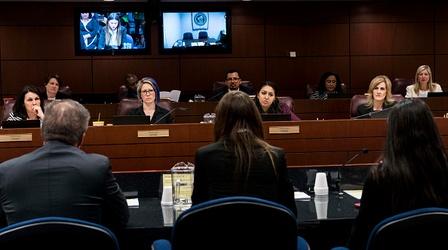 Video thumbnail: PBS NewsHour Stark gender divide in Nevada, South Carolina legislatures