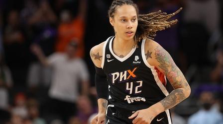 Video thumbnail: PBS NewsHour WNBA star Brittney Griner released from detention in Russia