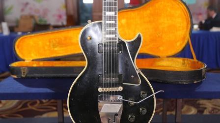 Video thumbnail: Antiques Roadshow Appraisal: 1955 Gibson Les Paul Custom Guitar with Case