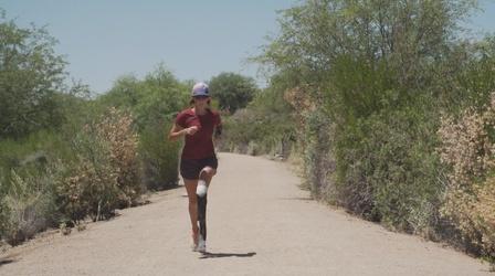 Video thumbnail: PBS NewsHour Cancer survivor defies odds in record-breaking marathon runs