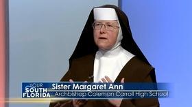 Video thumbnail: Your South Florida “Chainsaw Nun” Continues to Inspire