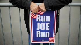 Video thumbnail: PBS NewsHour Biden takes on Trump's character in 2020 announcement