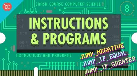 Video thumbnail: Crash Course Computer Science Instructions & Programs: Crash Course Computer Science #8