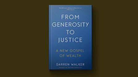 Video thumbnail: PBS NewsHour 'From Generosity to Justice' proposes shift in giving