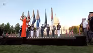 Pia Toscano Sings  the National Anthem