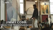 This artist's canvas' serve as an extension of his artistic expression.