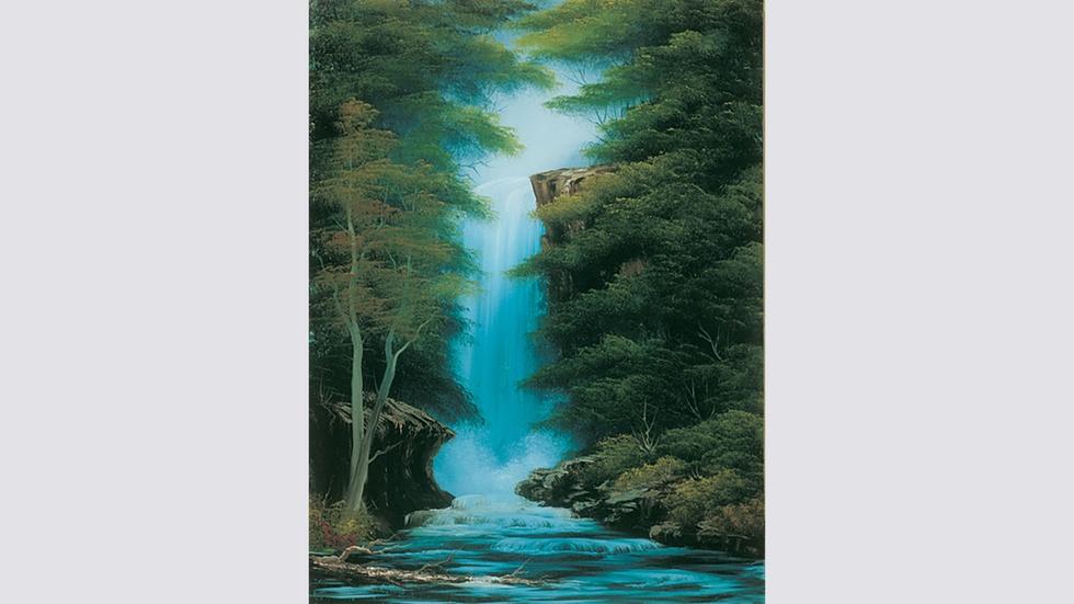 the joy of painting valley waterfall