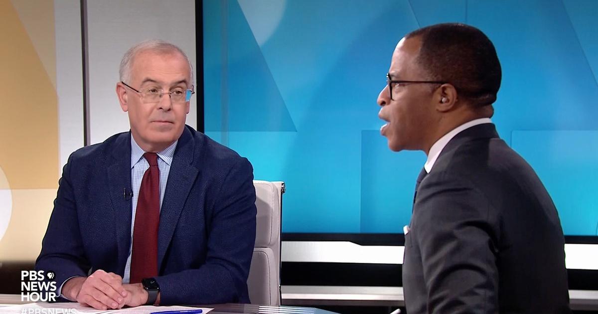 Pbs newshour brooks and capehart on court deciding trump ballot case