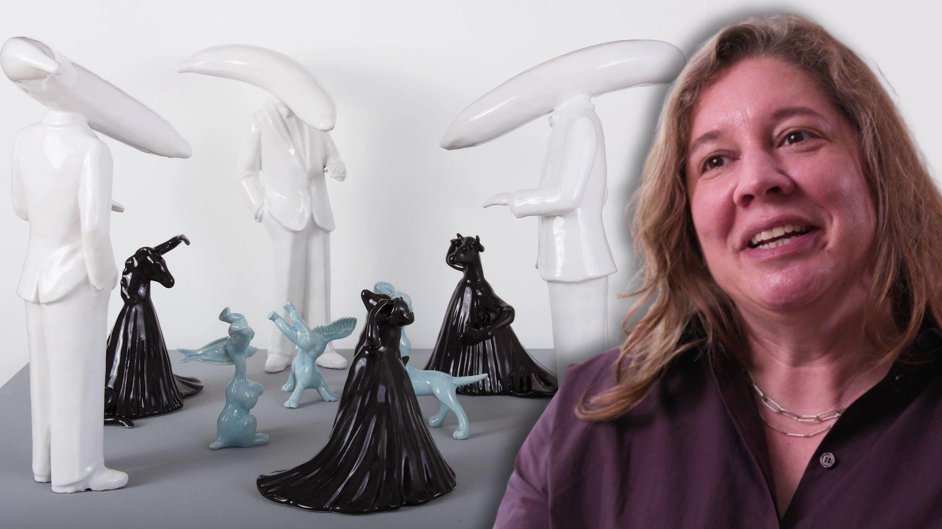 Explore Mindy McDaniel’s surreal ceramics and hear jazz from Janine Ouderkirk.