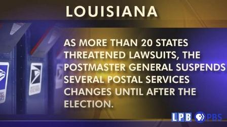 Video thumbnail: Louisiana: The State We're In Post Office Funding, LSU Classes, American Portrait, Hero
