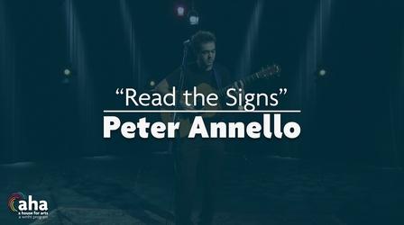Video thumbnail: AHA! A House for Arts AHA! 707 | Peter Annello "Read the Signs"