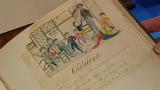 Appraisal: 1830 School Book with Watercolors