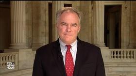 Video thumbnail: PBS NewsHour Kaine: Trump’s Iran deal announcement leaves ‘America alone’