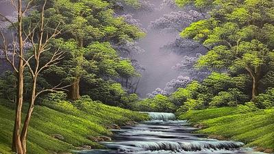 Cascading Stream in the Woods