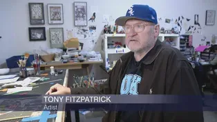 Tony Fitzpatrick’s Final Museum Show Fuses Nature with Grit