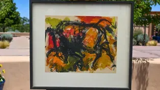 Appraisal: Elaine de Kooning Mixed-media Artwork, ca. 1960
