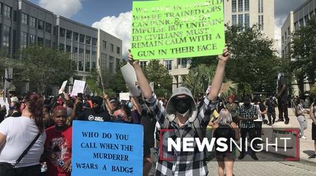 Video thumbnail: NewsNight Protestors take to the streets of Central Florida