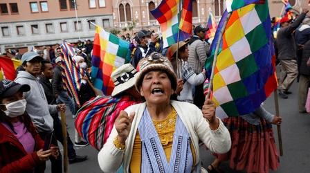 Video thumbnail: PBS NewsHour News Wrap: Bolivia's Morales goes into exile in Mexico