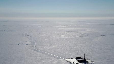 Video thumbnail: PBS NewsHour Biden approves controversial oil drilling project in Alaska