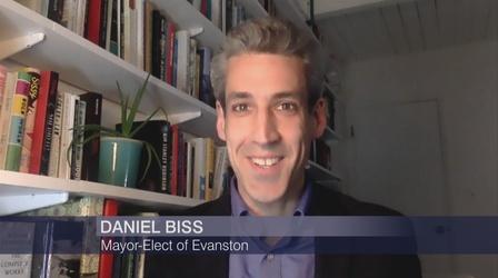 Video thumbnail: Chicago Tonight Former State Lawmaker Biss on Evanston’s COVID-19 Recovery
