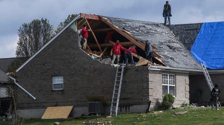 Video thumbnail: PBS NewsHour News Wrap: Storm system brings tornadoes to South, Midwest